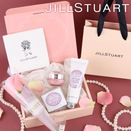 JILL STUART(ジルスチュアート) ラッピング済　ホワイトフローラルギフトセット リップマスク＋ハンドクリーム＋選べるメッセージカード＋選べるソープフラワーブーケ