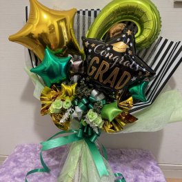 卒業バルーン花束 グラッドスターズ　卒業式 バルーン花束 卒業　バルーンフラワー　 卒業　先輩　御祝