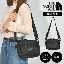 ショルダーバッグ THE NORTH FACE ザ ノース フェイス 韓国限定 クロスバッグ レディース メンズ 斜めがけ 軽量 大人 斜めがけバッグ ショルダーバック ボディバッグ ボディバック 鞄 小さめ おしゃれ シンプル ロゴ ブラック 黒 ペットボトルが入る 旅行 NN2PP53J ブランド