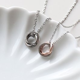 ペアネックレス 男性 女性 2個ペア レディース メンズ エタニティー ハート ステンレス 金属アレルギー対応 誕生日 記念日 花以外 ご褒美 長いもの ギフト プレゼント 贈り物 33歳 厄年 女性 男性