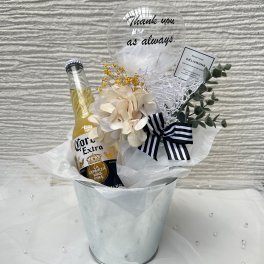 バルーンギフト バルーン プレゼント いつもありがとう お礼 父の日 お祝い バルーンフラワー 誕生日 記念日 贈り物 周年祝い 卒業 開店祝い おしゃれ 文字入れ メッセージ 造花 ドライフラワー あじさい カスミソウ