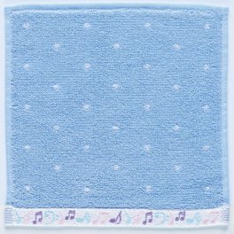 タオルハンカチ　パステル音符♪　※お取り寄せ商品 引き出物 記念品  【音楽雑貨 音符・ピアノモチーフ】ト音記号 ピアノ雑貨ｃ