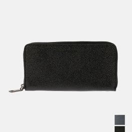 コーチ COACH 58107 長財布 Accordion Wallet in Crossgrain メンズ 財布 ロングウォレット クロスグレイン レザー ラウンドファスナー 本革 プレゼント ブランド おしゃれ ギフト 誕生日 シンプル お祝い 記念 コーチアウトレット ブラック ミッドナイトネイビー