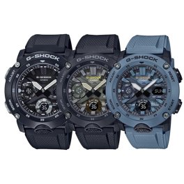 【選べる3モデル】CASIO G-SHOCK Gショック ジーショック カシオ 腕時計 手表 アナデジ ブラック カーボン／樹脂 20気圧防水 海外モデル GA-2000S ビジネス 男性 誕生日 ギフト 成人 卒業 入学