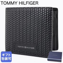 高品質ヨーロッパ輸入モデル トミーヒルフィガー TOMMY HILFIGER 二つ折り財布 小銭入れ付き WOVEN TEXTURE CC AND COIN ブラック AM0AM13732 BDS BLACK ウォレット 折財布 送別会 誕生日 結婚祝い 結婚式 彼氏 息子 夫 男性 名刺入れ 高級【スペシャルラッピング660円(別売り)】 即日発送 彼氏 財布 ホワイトデー