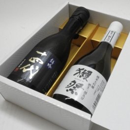 【高木酒造】【ギフト包装無料】 十四代　特吟生貯蔵　300ml×1本+ 獺祭　純米大吟醸39　300ml×１本《飲み比べ2本セット》 【ギフト化粧箱入】（2026年)