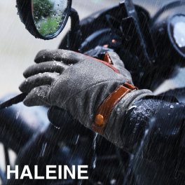 ダウンファブリック オイルレザー メンズ 手袋 グローブ 防風 防水 本革 HALEINE 牛革 サーモライトフリース ボア 男性用 裏ボア 秋 冬 ブランド アレンヌ プレゼントギフト (05000052r) クリスマス バレンタイン 父の日 女性 定年退職 バレンタイン 成人祝い
