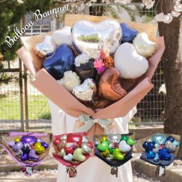 卒業 卒園 祝い バルーンフラワー 入園 入学  開店祝い 結婚式 バルーン 誕生日 バルーンギフト バルーン電報 ブーケ 名入れ 周年 花束 電報 サロン お祝いギフト オープン   フラワーギフト 風船 数字 シック bqt1249