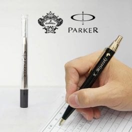 【名入れギフト】【オプション】PARKER パーカー・オロビアンコ　共通  ボールペン替芯 M クインクフロー ブラック S11643130　※単品購入不可※