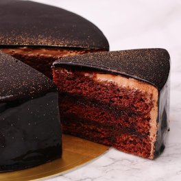 ザッハトルテゴルト5号◆グラサージュショコラ 芳醇なカカオ香る!最高級チョコレート使用◆誕生日や記念日など、大切なお祝いのシーンにおすすめ
