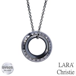 ララクリスティー ネックレス メンズ シルバー ローラシア BLACK Label プレゼント 男性 LARA Christie