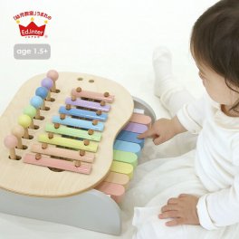 スウィートメロディーメーカー[木のおもちゃ 音 おもちゃ 知育玩具 音あそび 楽器 鍵盤 ピアノ 鉄琴 シロフォン 楽譜付き リズム 音楽 男の子 女の子 かわいい キッズ ベビー 1歳 2歳 3歳～ ギフト プレゼント 誕生日 クリスマス 出産祝い] 即納