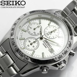 SEIKO セイコー 逆輸入 クロノグラフ メンズ 腕時計 ウォッチ うでどけい Men's クロノ 海外モデル 1/20秒高速測定モデル SND363