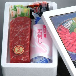 【熊本肥育馬刺し：特選】150gブロック（2～3人前）■贈りもの/贈り物/贈答品/ギフトにも