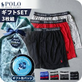 ポロ ラルフ ローレン ボクサーパンツ 3枚セット メンズ ブランド S M L ワンポイント 下着 アンダーウェア 選べるモデル