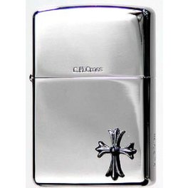 【名入れ】zippo ライター ジッポ ZIPPO 限定シルバークロスメタルジッポーNo.4 誕生日 ギフト プレゼント  [zCHN-SBM4]