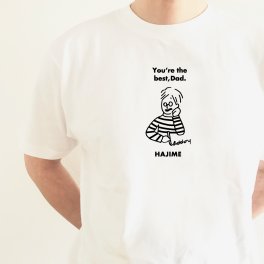 名前入りTシャツ【best Dad】名入れ 父の日敬老の日 誕生日 結婚祝い 還暦 敬老の日 名前入り 家族 夫婦 親子 カップル ファミリーデザイン お揃い ペアtシャツ ペアルック tシャツ 親子コーデ リンクコーデ マタニティフォト 結婚記念 プレゼント ギフト ペアギフト クリスマスプレゼント