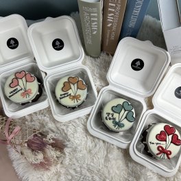 濃厚チョコがたまらない❣️バルーンハートケーキ