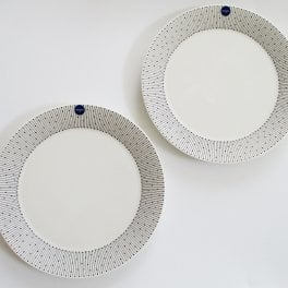 ブランドロゴ入りボックス付属　アラビアARABIA マイニオサラスタス Mainio Sarastus プレート 25cm ペア【御結婚御祝・内祝・新築御祝・還暦御祝・御礼・寿・ギフト包装可能】
