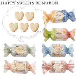 プチギフト 退職 結婚式 お菓子 ハートクッキー ばらまき バレンタイン ホワイトデー 卒園 お礼 お返し 産休 挨拶 おしゃれ かわいい ボンボン BON＊BON oa1483