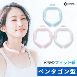 コアーズ アイス リング クールリング アイス ネックバンド 21℃自然凍結 結露しない ズレない ペンタゴン型 暑さ対策 冷感グッズ 首もと 冷却 ひんやり 冷感 長持ち 	 CORRS ICE RING 新素材ネッククーラー 首元ひんやり長持ち 繰り返し使用可能 スポーツ観戦 運動会 花火 男女兼用 実用的 ギフト
