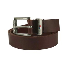 トミーヒルフィガー TOMMY HILFIGER ベルト ビジネス レザー ロゴ入り ギフト 11TL02XZ50 メンズ ブラウン 本革