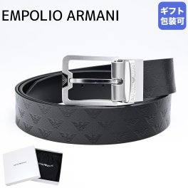 エンポリオ アルマーニ EMPORIO ARMANI ベルト 幅3.5cm イーグル型押し ストリンガシステム対応 リバーシブル メンズ ブラック Y4S502 Y221E 81386 レザー ビジネスベルト 送別会 誕生日 お中元 結婚祝い 結婚式 彼氏 息子 夫 男性 ブランド ベルト 高級 父の日 母の日クリスマスプレゼント ファッション小物 ホワイトデー
