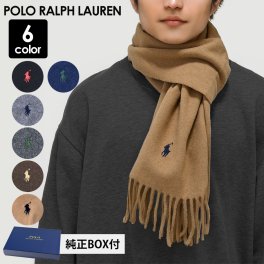 ポロ ラルフローレン マフラー 純正ギフトBOX付 メンズ レディース 全4色 男女兼用 PC0476 POLO RALPH LAUREN プレゼント クリスマス 送別会 誕生日 お中元 結婚祝い 結婚式 彼氏 息子 夫 男性 彼女 妻 女性 マフラー 高級 父の日 母の日 ホワイトデー
