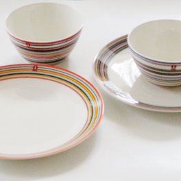 イッタラiittala　オリゴ　オレンジ・ベージュ　ボウル・プレート　ペア【御結婚御祝・内祝・新築御祝・還暦御祝・御礼・寿・ギフト包装可能】