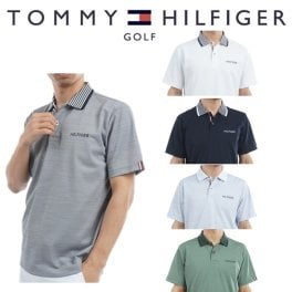トミーヒルフィガー ゴルフ メンズ カラー杢鹿の子 半袖ポロシャツ TOMMY HILFIGER THMA533 2025年春夏モデル お誕生日祝い お祝い 記念品 お父さん 父の日 彼氏 男性 30代 40代 50代 60代  還暦祝い 敬老の日 人気プレゼント プレゼント