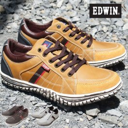 EDWIN エドウィン スニーカー メンズ 靴 ワーク シューズ ブーツ おしゃれ 軽量 ローカット 男性 痛くない 疲れない 父の日 hredm345