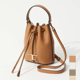 トッズ TOD'S XBWTSAQ0000 Q8E ショルダーバッグ AMANDA レディース バッグ バケットバッグ レザー マイクロ ハンドバッグ Tタイムレス 通勤 おしゃれ プレゼント ギフト 贈り物 シンプル 記念 お祝い ホワイト ライトグレー ライトベージュ ブラウン ブラック