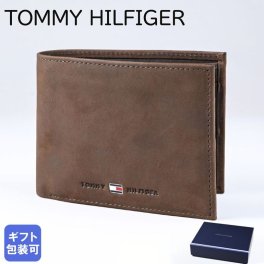 高品質ヨーロッパ輸入モデル トミーヒルフィガー TOMMY HILFIGER 二つ折り財布 JOHNSON CC AND COIN メンズ ブラウン AM0AM00659 041 BROWN ウォレット 折財布 折りたたみ 送別会 誕生日 結婚祝い 結婚式 彼氏 息子 夫 男性 財布 高級 父の日 母の日 高品質ヨーロッパ輸入モデル