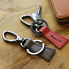 【名入れ】 キーホルダー名入れ 名前 ギフト レザー 革 本革 レザー小物 小物 おしゃれ メンズ レディース 誕生日 彼氏 彼女 男性 女性 誕生日 20代 30代 40代 50代 《本革キーホルダー》 翌営業日出荷