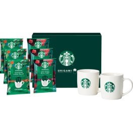 スターバックス オリガミwithマグカップギフト ／インスタントコーヒー コーヒー 水・ソフトドリンク 飲料 結婚祝い プレゼント ギフト 結婚内祝い 出産祝い 出産内祝い 送料無料 2026 送料無料 ギフト プレゼント プチギフト 内祝い 快気祝い 出産祝い 結婚祝い 引出物 新築祝い お返し