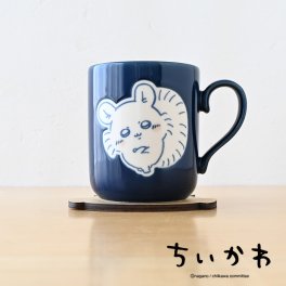 ちいかわ コースター付マグ  ( モモンガ )  CKW14-11C  マグカップ アニメ  結婚祝い 大人可愛い 美濃焼 おしゃれ プレゼント 大きめ 陶器 かわいい キャラクター 可愛い 日本 ラッピング 日本製  丸い 300ml ギフト  グッズ  女性  電子レンジ お祝い 誕生日