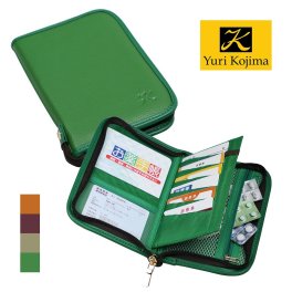 ＜ユリ・コジマ＞牛革お薬手帳ケース レザー  おくすり手帳 ケース お薬手帳 ケース