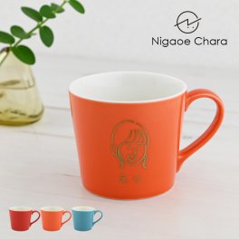 還暦祝い 似顔絵入り マグカップ 【にがおえキャラ＊ストレートマグ（特別BOX付き）】 オシャレで誕生日プレゼントなどにもオススメ
