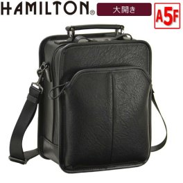 正規品 平野鞄 ひらのかばん ヒラノ ショルダーバッグ ビジネスバッグ カジュアルバッグ メンズ A5ファイル 合皮 縦型 天取っ手 ビジネス 通勤 街持ち 黒 #16427 ハミルトン HAMILTON hira39 旅行 ギフト