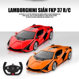 ラジコン ラジコンカー 子供 [ ランボルギーニ シアン FKP 37 RC 1:14 レッド オレンジ ] くるま 車 フルファンクション ライト点灯 おもちゃ 玩具 室内遊び キッズ 子供 男の子 クリスマス 誕生日 プレゼント