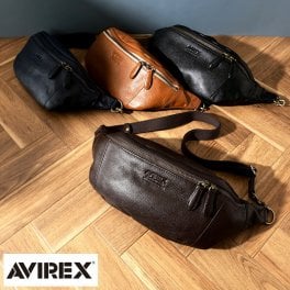 AVIREX BULTO レザー メンズボディバッグ