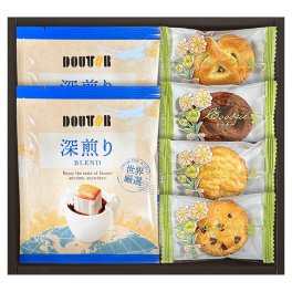 ドトールコーヒと4種類のクッキー詰合せ JDT-05/ギフト 贈り物 プレゼント お祝い 結婚 挨拶 引越し  お中元 お歳暮 母の日 父の日 敬老の日 内祝い 法要 香典返し バレンタイン ホワイトデー 洋菓子 スイーツ