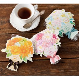 紅茶 スマイリングティー セレクトアールグレイ フルーツバスケット スウィートジャスミン ブーケ 選べる３種 かわいい おしゃれ プレゼント 母の日 誕生日 お祝い