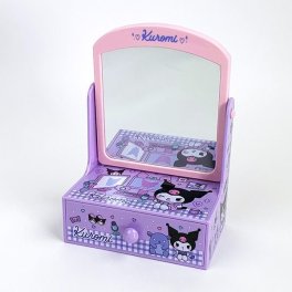 サンリオ クロミ ミニドレッサー 小物入れ 化粧品入れ 鏡 スタンドミラー インテリア