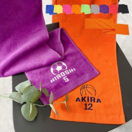 【名入れ 刺繍】名前入り マフラータオル《スポーツ 大》(タオル 名入れタオル スポーツタオル 卒団 スポーツ 部活 クラブ チーム 学校祭 体育祭 卒団記念 記念品 卒業 イベント シンプル オリジナル 部活タオル 無地 野球 サッカー テニス バスケット バレー ゴルフ ) 117