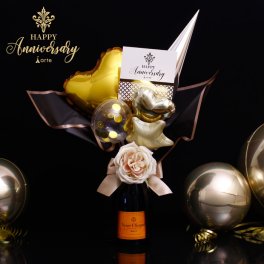 バルーン シャンパン付 【750ml】 モエ エ シャンドン ヴーヴクリコ ウエディング 電報 成人 開店祝い 記念日 ワイン スパークリング 結婚式 結婚祝い 誕生日 父の日 大人 プレゼント お祝い 祝電 名入れ 就職祝い 名入れ バレンタイン ホワイトデー お返し 卒業式 入学祝い