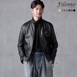 レザージャケット メンズ 本革 ラムレザー 軽量 シングル ライダース アウター 秋 冬 春 ブラック 白 アイボリー ブラウン キャメル ラム革 ライダースジャケット 羊革 革ジャン ギフト (05000047r) バレンタイン 成人祝い