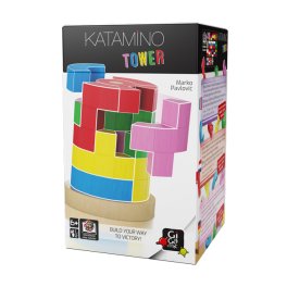 カタミノタワー KATAMINO TOWER ギガミック Gigamic 知育玩具　数量感覚を育む立体版のカタミノ 立体パズル ボードゲーム 日本語説明書付属 正規輸入品 キャストジャパン　脳トレ　送料無料