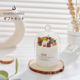  ギフトセット アロマ ワックスサシェ 芳香剤 キャンドル風 ギフトボックス アロマキャンドル おしゃれ ギフト プレゼント 女性 キャンドル ブランド ろうそく リラックス アロマ 香り 北欧 韓国 ルームフレグランス ボタニカル ドライフラワー ccandle0001set