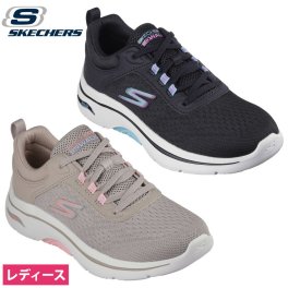スケッチャーズ レディース スニーカー SKECHERS ゴーウォーク アーチフィット 2.0 ウォーキング シューズ 125314 BKMT TPMT ブラック トープ メッシュ 普通幅